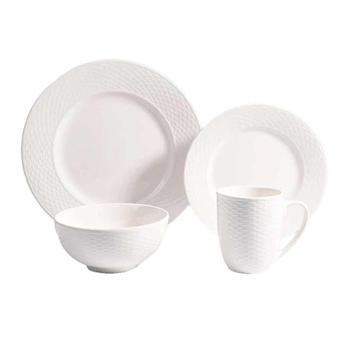 LOZA DISAIS 16 PZA FE-S16 BLANCA SURTIDA 3