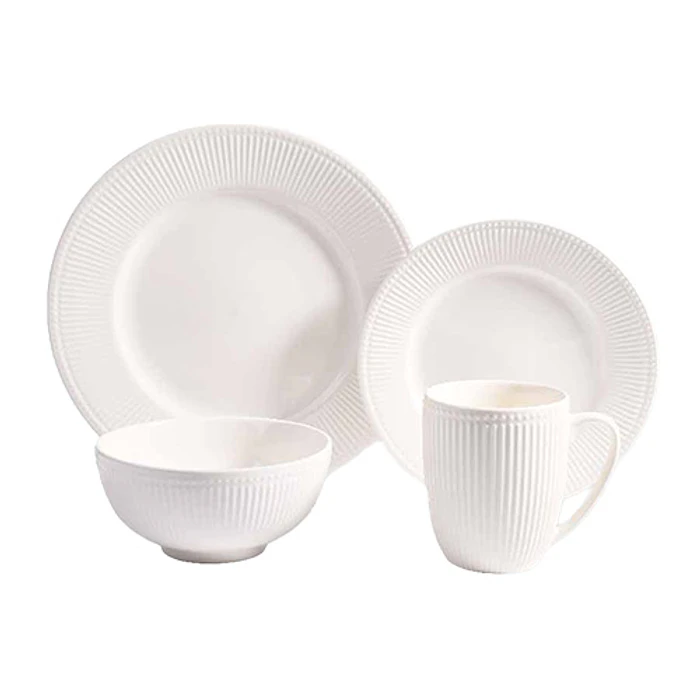 MJ LOZA DISAIS 16 PZA FE-S16 BLANCA SURT 3