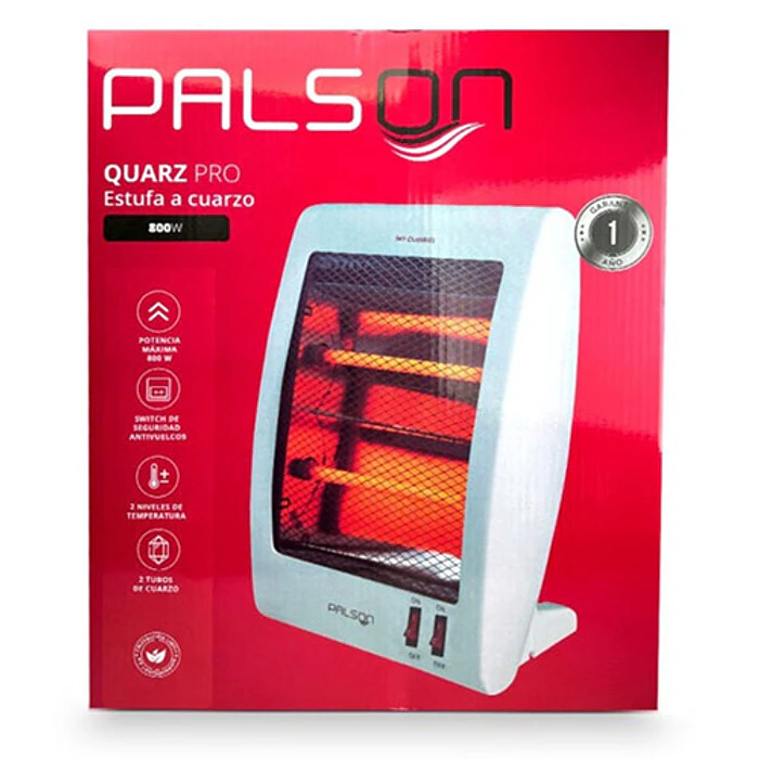 ESTUFA EL PALSON SP-QH01 CUARZO BLANCO 3