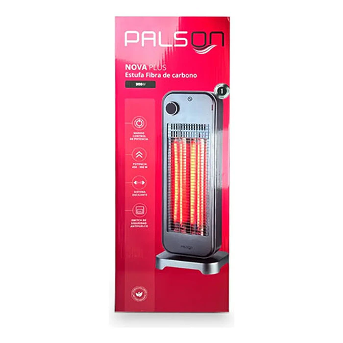 ESTUFA EL PALSON SP-H12C FIBRA CARBON GRIS 3