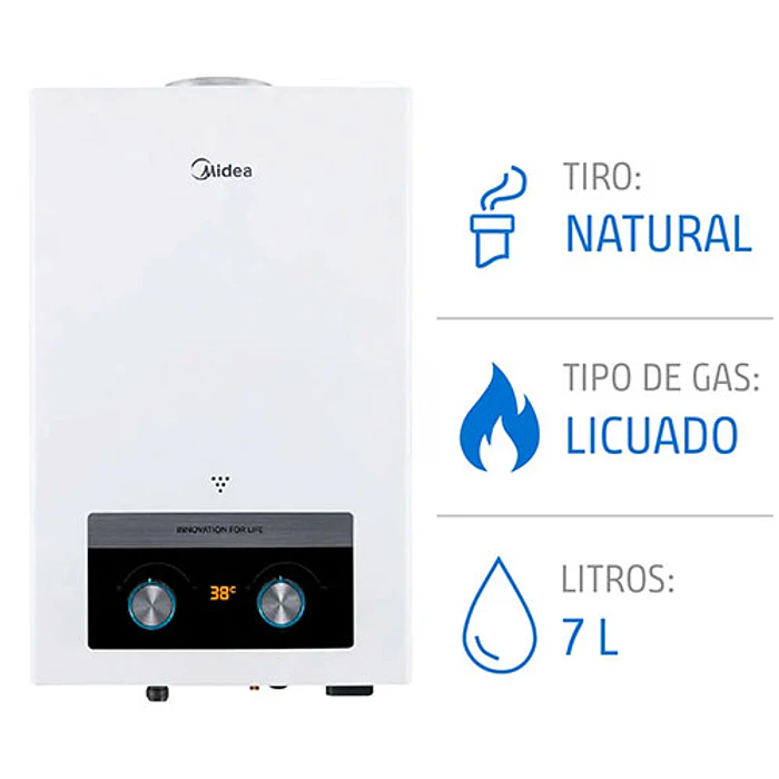 CALEFONT ION 7LT MIDEA MGWH7-14MDNCLW-GL 7