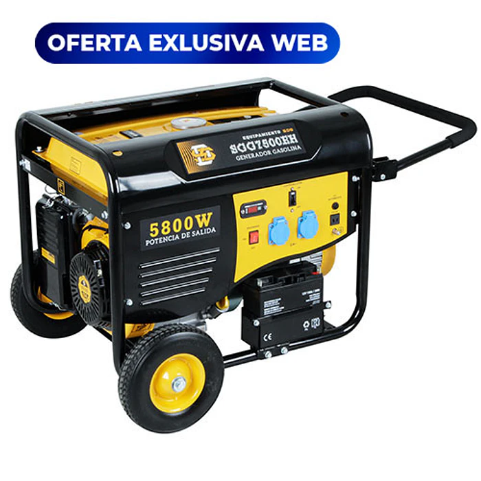 GENERADOR SDS SGG7500EH BENCINERO ARRANQUE MANUAL 1
