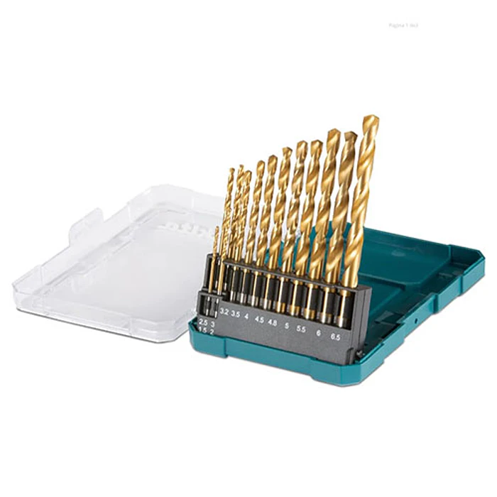 SET BROCA MAKITA D-72855 HSS-TIN META13 PZAS SUR 3