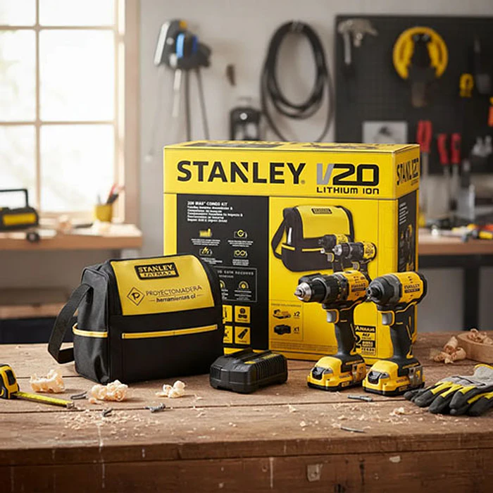 TALADRO PERC/ATOR STANLEY SBDI462D2S-B2 + ATOR IM 6