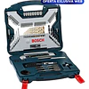 MALETIN  BOSCH X-LINE TIN 100 PZAS AZUL 1
