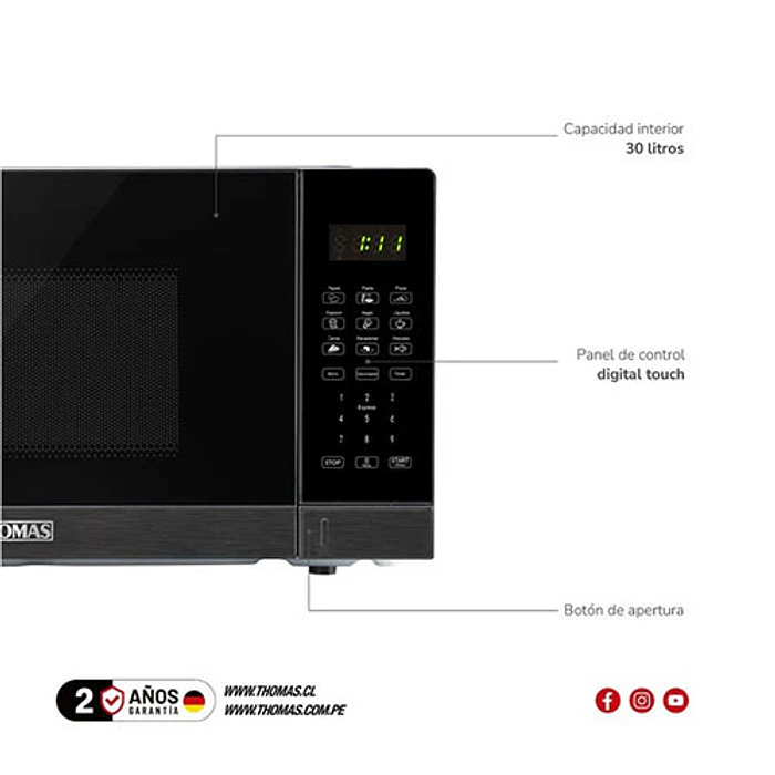 HORNO MO THOMAS TH-MW30DN 7