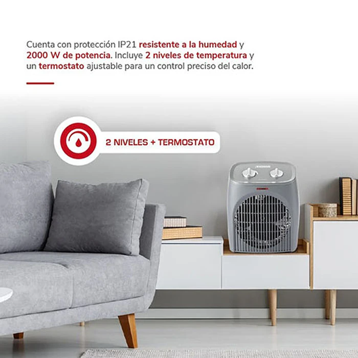 ESTUFA EL THOMAS TERMOVENTILADOR TH-FH28 7