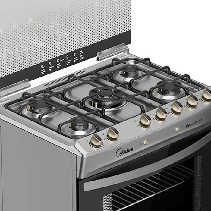 COCINA GL 5P MIDEA MCG-5QPI30NS SILVER 8