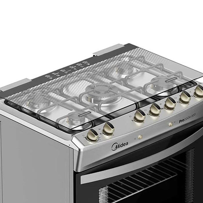 COCINA GL 5P MIDEA MCG-5QPI30NS SILVER 9