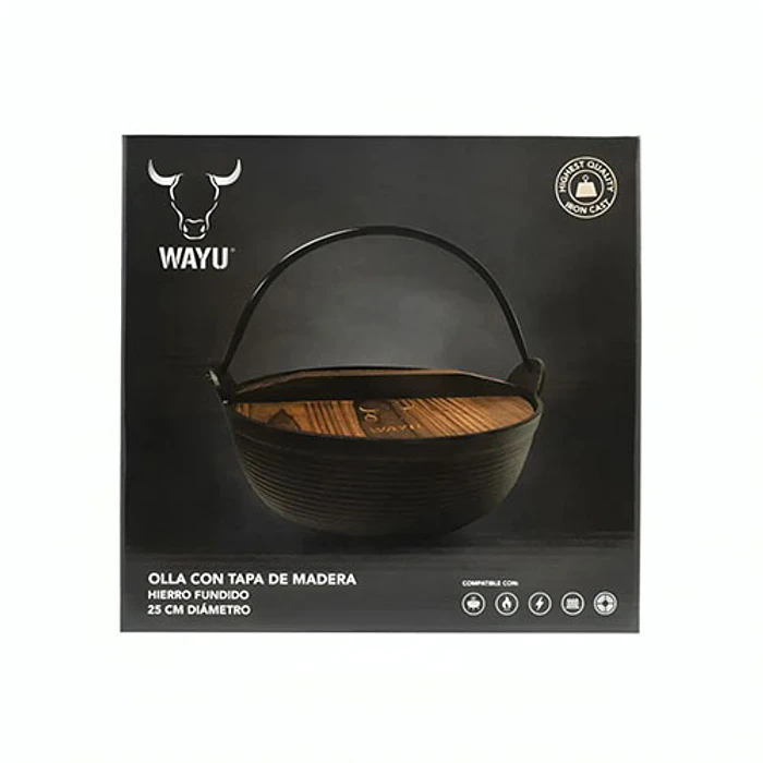 OLLA WAYU 290519 IRON CAST C/TAPA MADERA 4