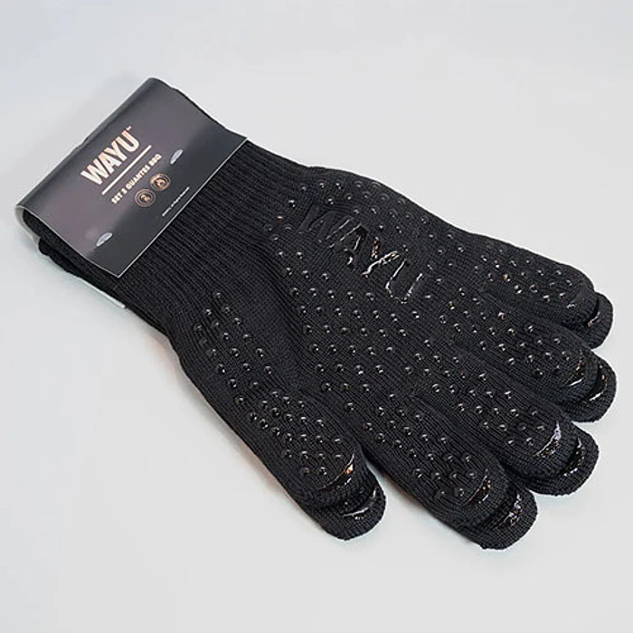 SET WAYU 523532 GUANTES BBQ X 2 4