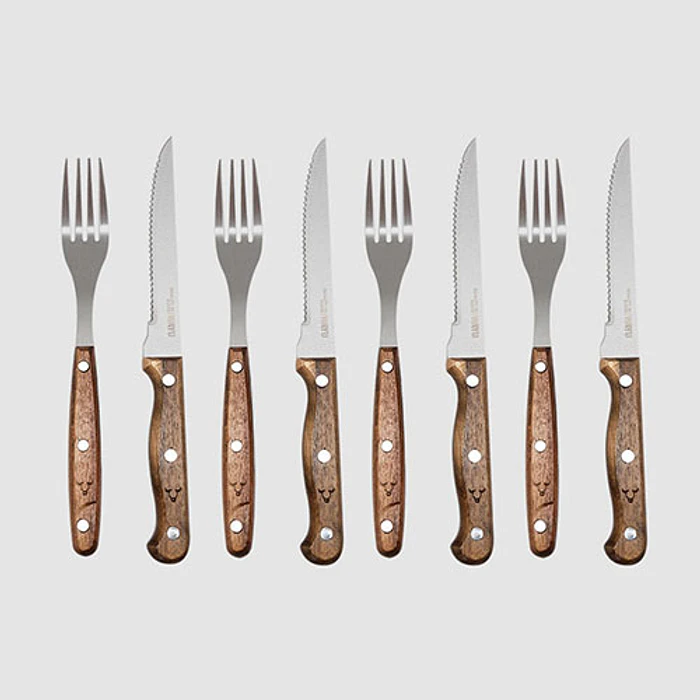 CUCHILLERIA WAYU 997712 SET CUCHILLO/TENEDOR 8 PIEZAS 1