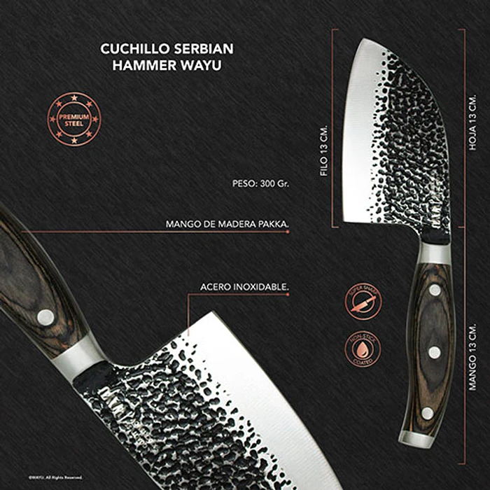 CUCHILLERIA WAYU 348753 CUCHILLO HAMMER SERBIAN 3