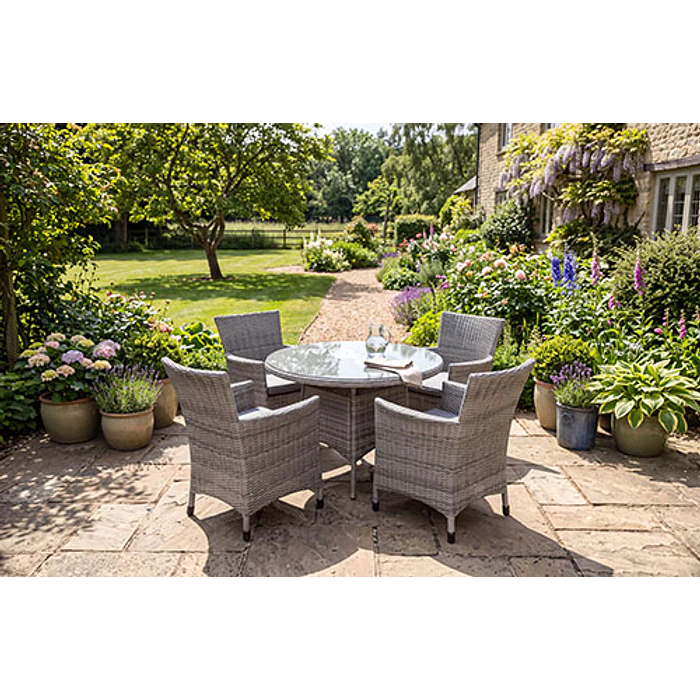 TERRAZA ILC 1063 SET MESA + 4 SILLAS 1