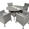 TERRAZA ILC 1063 SET MESA + 4 SILLAS 2