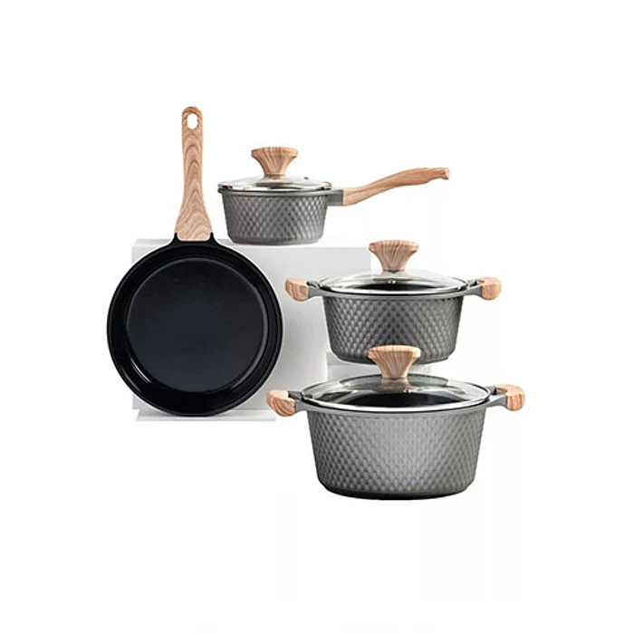 BATERIA DE COCINA THOMAS TH-MB07GM 7P GRIS 1