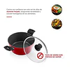 BATERIA DE COCINA THOMAS TH-MB07RN 7P ROJO 4
