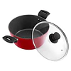 BATERIA DE COCINA THOMAS TH-MB07RN 7P ROJO 8