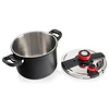 OLLA THOMAS TH-MOP08N 8L PRESION ACERO INOX NEGRO 1