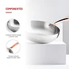 SARTEN THOMAS TH-MWK30I CHEF 30CM WOK 5