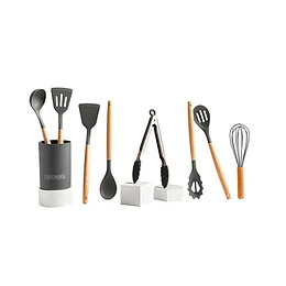 SET UTENCILIOS THOMAS TH-MUT09N  X9 SILICONA