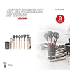 SET UTENCILIOS THOMAS TH-MUT09N  X9 SILICONA 2