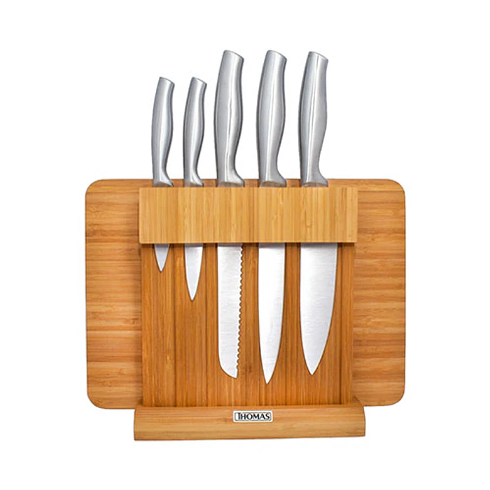 CUCHILLERIA THOMAS THM-05T SET 7 PZA CUCHILLO + TABLA 3