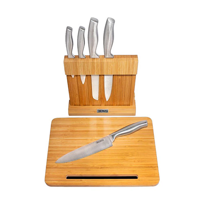 CUCHILLERIA THOMAS THM-05T SET 7 PZA CUCHILLO + TABLA 5