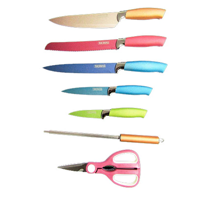 CUCHILLERIA THOMAS THM-01T SET 8PZA TACO + CUCHILLO 3