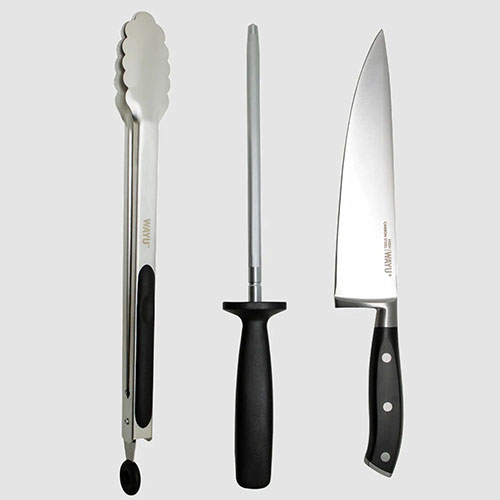Set Parrillero 3 Piezas C/funda Wayu