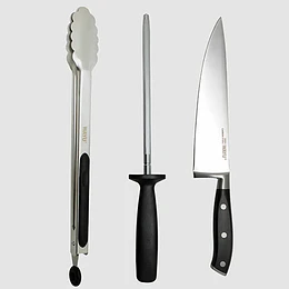 CUCHILLERIA WAYU 402417 SET PARRILLERO 3 PIEZAS C/FUNDA