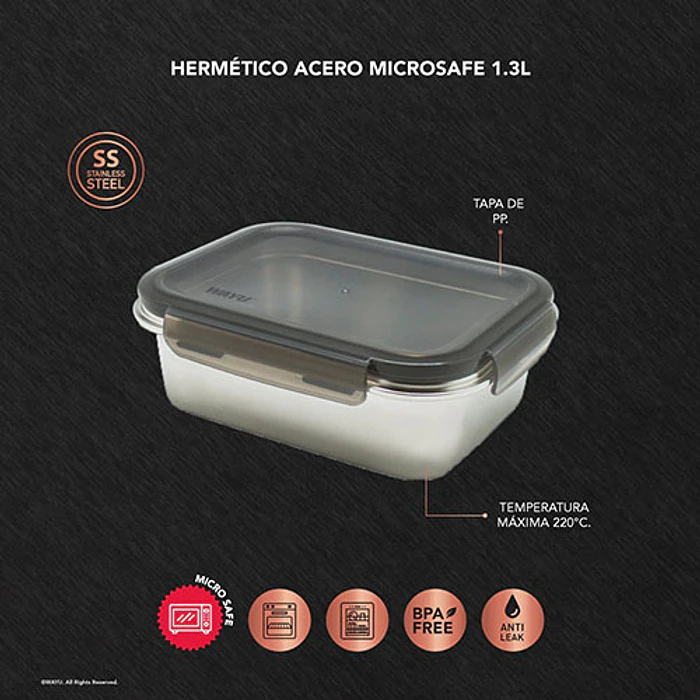 FUENTE WAYU 348807 HERMETICO AC 1.3 LITROS 3
