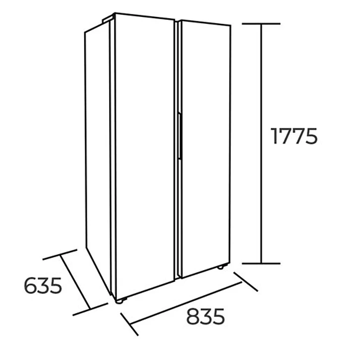 REFRIGERADOR  2PTA NF FDV 15370 SLIM SIDE 442 LITROS 5