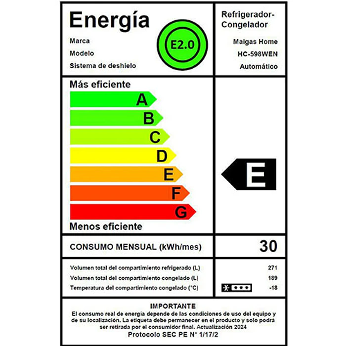 REFRIGERADOR  2PTA NF FDV 15370 SLIM SIDE 442 LITROS 6