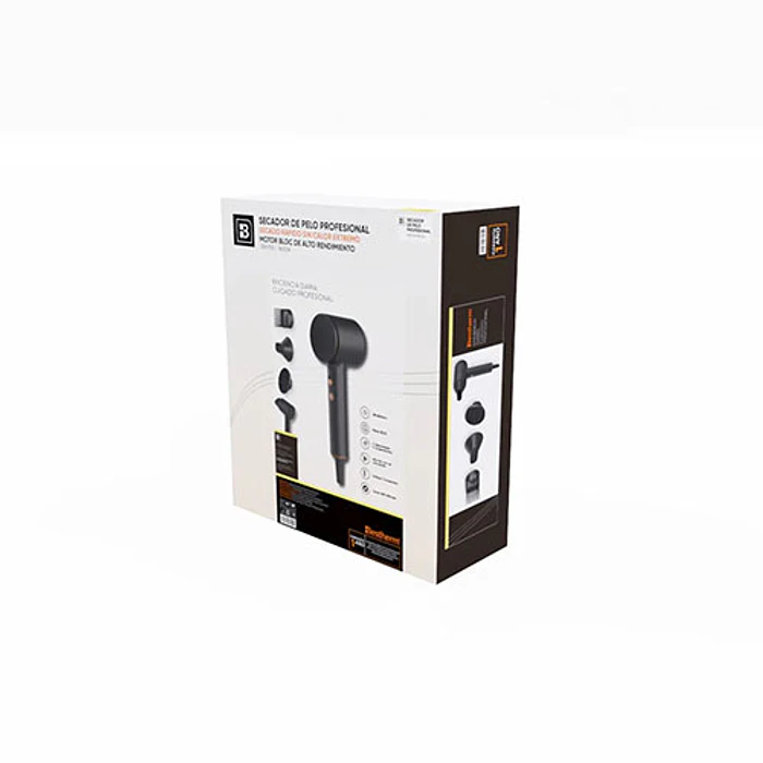 SECADOR PELO BESTHERM DEH70E BLDC NEGRO 7