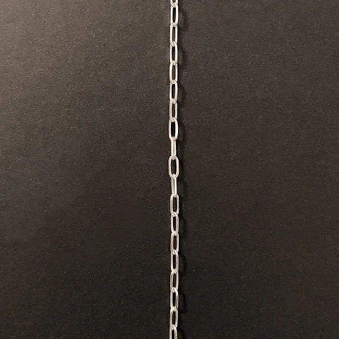 CADENA ESLABÓN OVALADO | PLATA