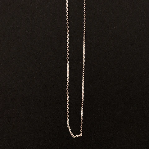 CADENA LIMADA DELGADA | PLATA