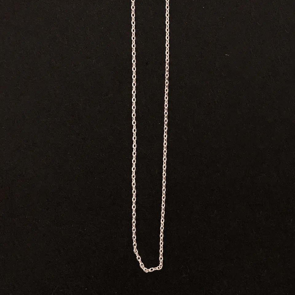 CADENA LIMADA DELGADA | PLATA 1