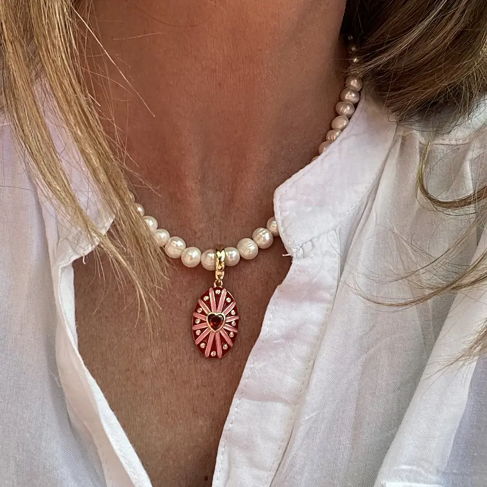 COLLAR PERLAS 6/7 | PLATA 6