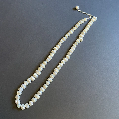 COLLAR PERLAS 6/7 | PLATA
