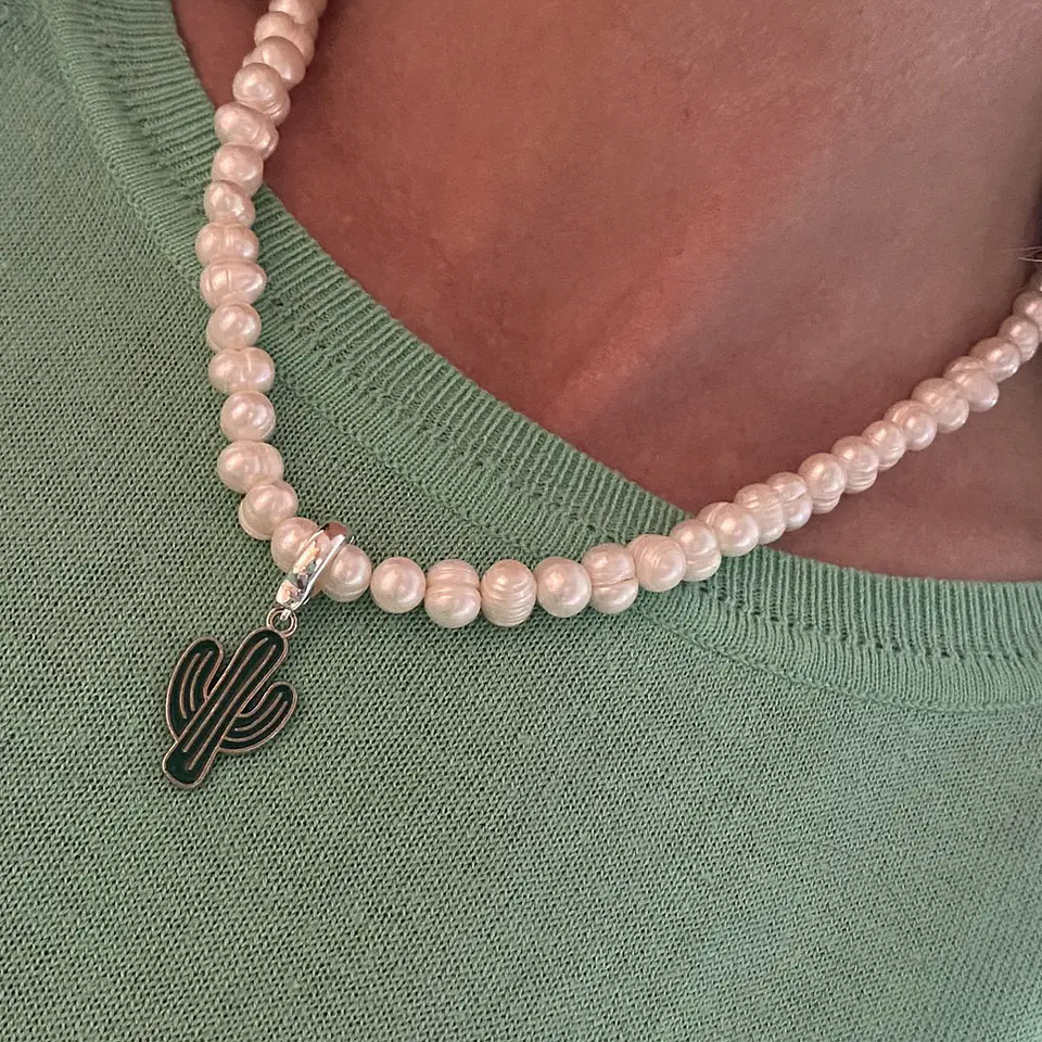 COLLAR PERLAS 6/7 | PLATA 10