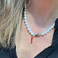 COLLAR PERLAS 8/9 AJÍ | PLATA - Miniatura 4