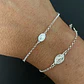 PULSERA VIRGEN DE LOS RAYOS 3 CONECTORES | PLATA - Miniatura 3