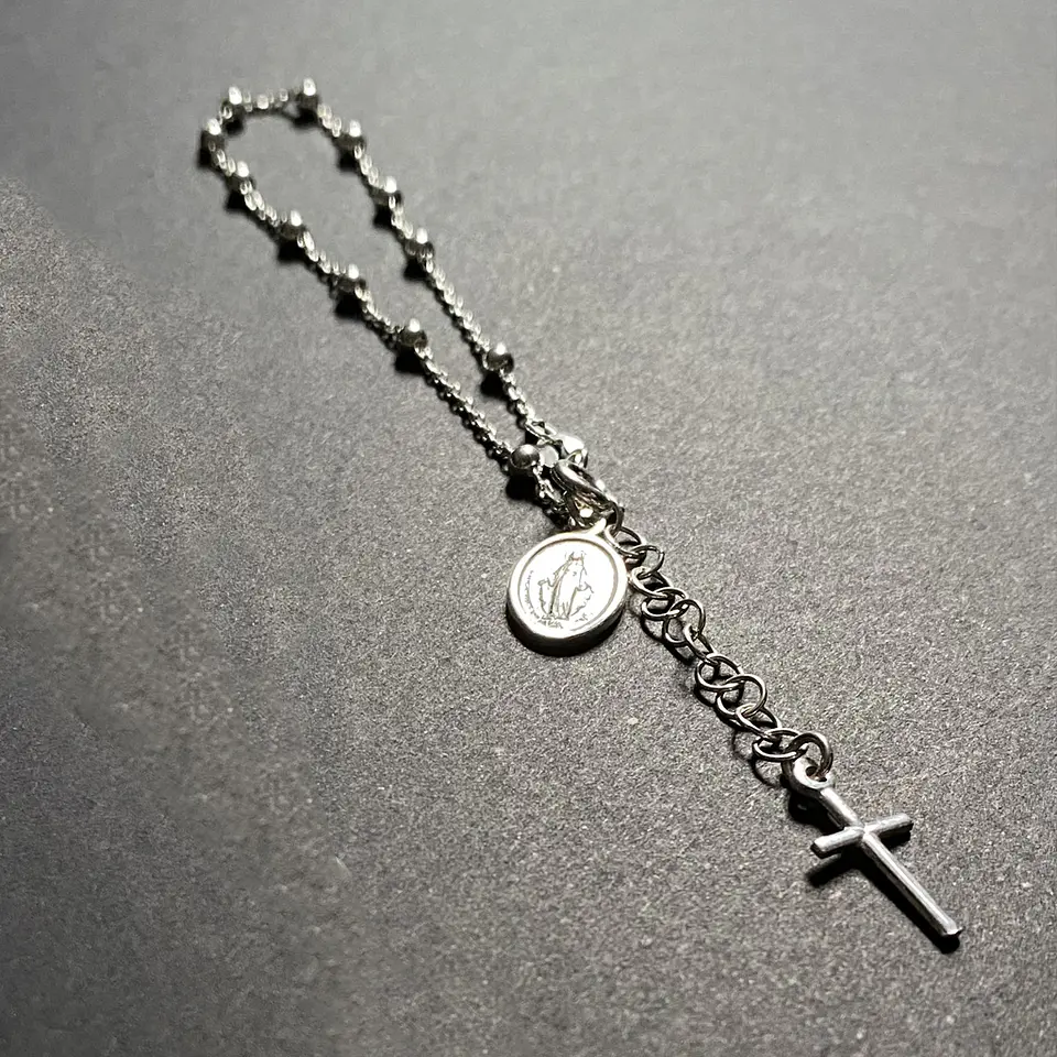 PULSERA DENARIO DELGADA | PLATA 1