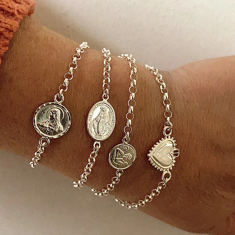 PULSERAS CONECTOR | PLATA