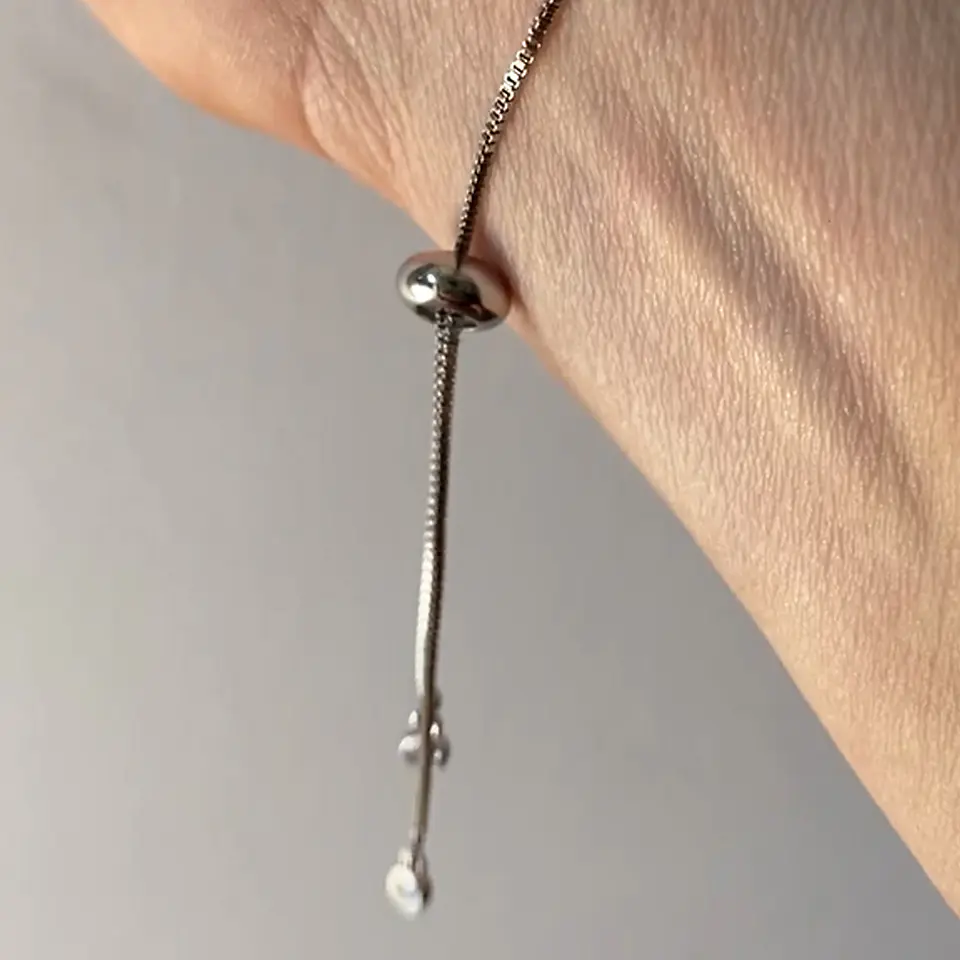 PULSERAS CONECTOR DELGADAS | PLATA 4