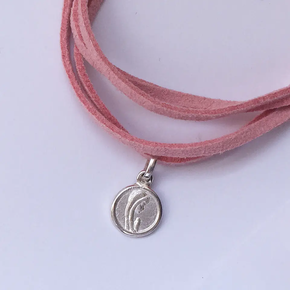 colgante virgen niña | PLATA 4