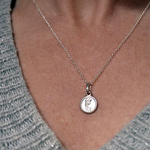 colgante virgen niña | PLATA