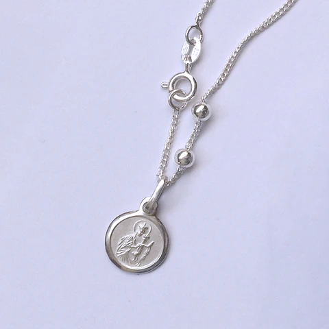 colgante virgen del carmen | PLATA
