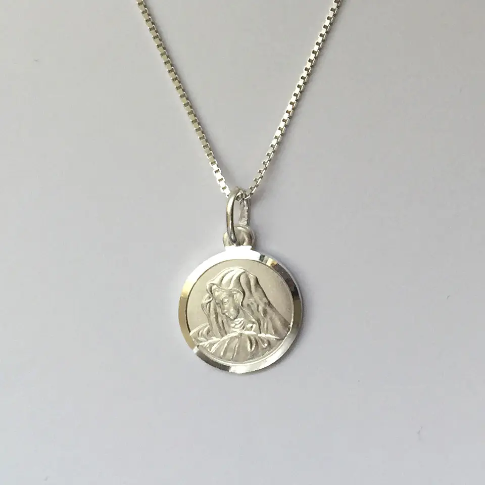 colgante virgen manto | PLATA 1
